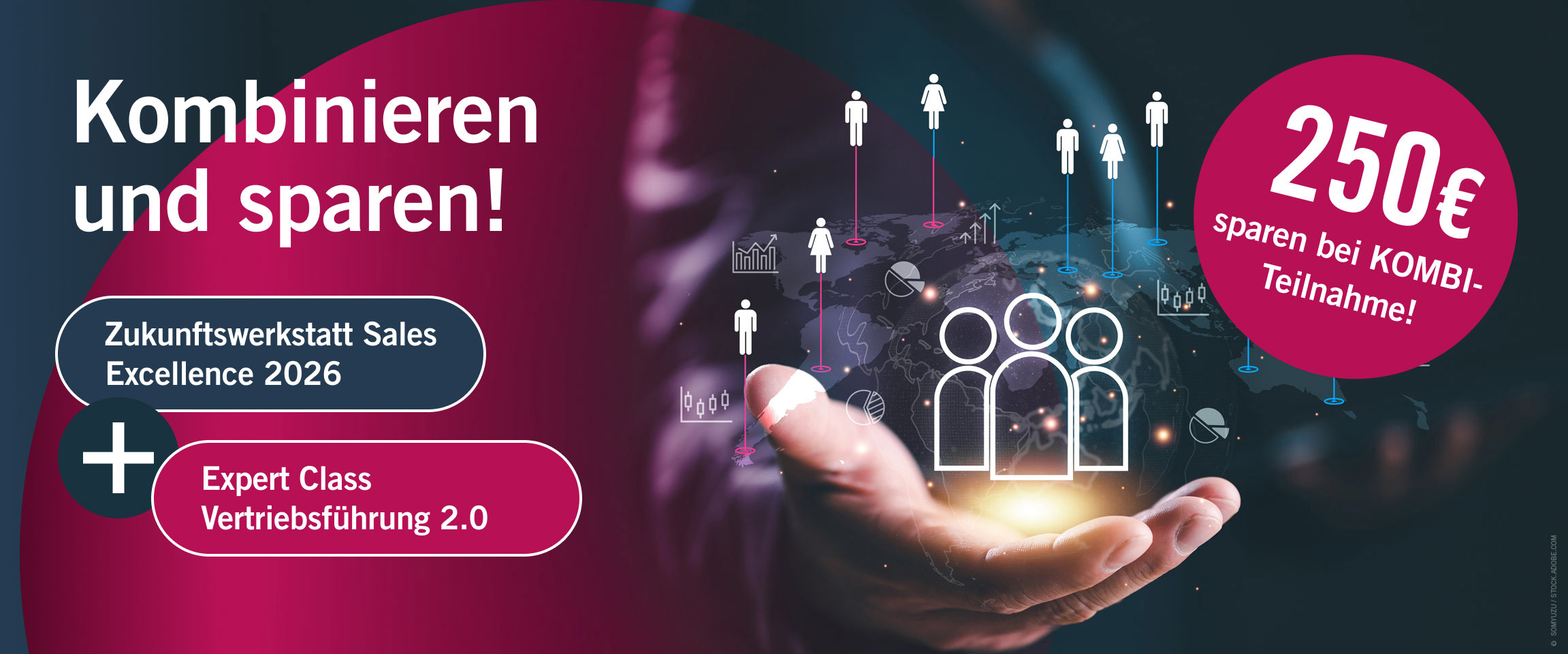 Kombinieren und sparen! Zukunftswerkstatt Sales Excellence 2026 + Expert Class Vertriebsführung 2.0